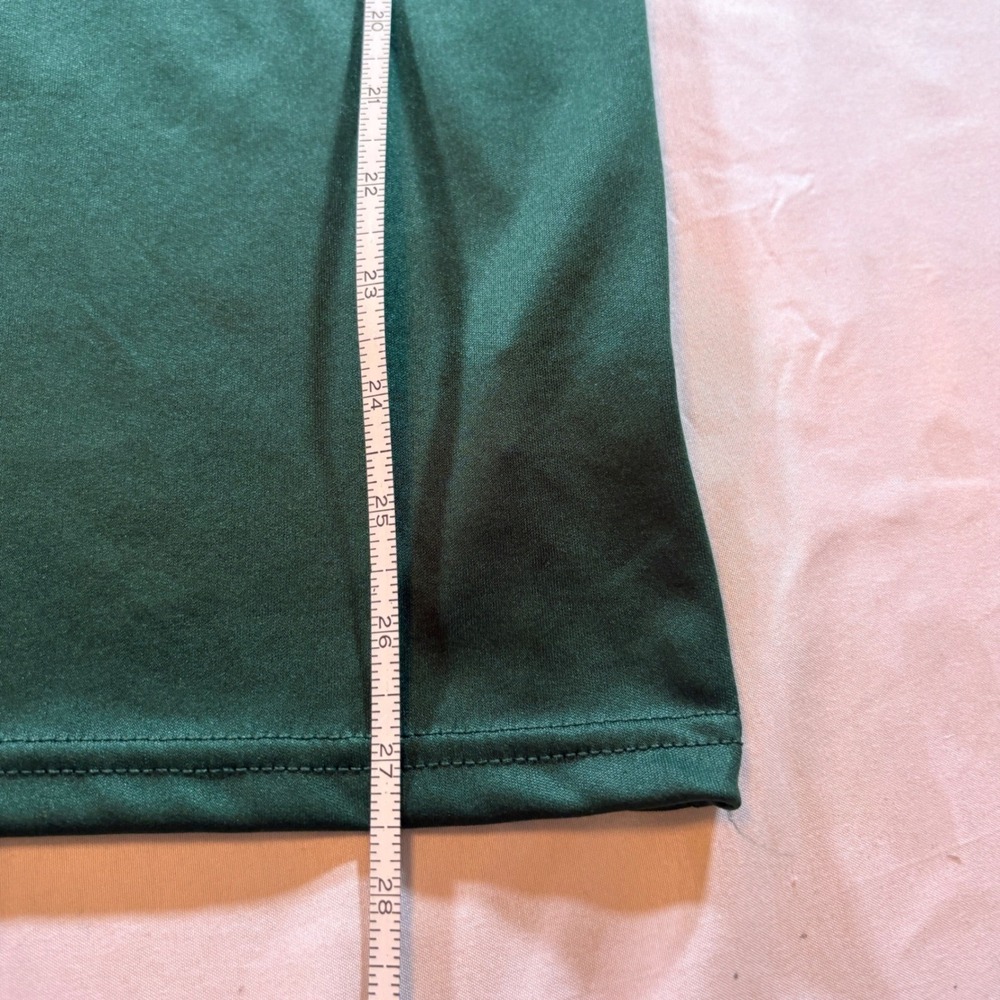 Alleson Athletic Hummus Hitters Jersey Mens Small Green Henley Softball Shirt - Picture 8 of 9